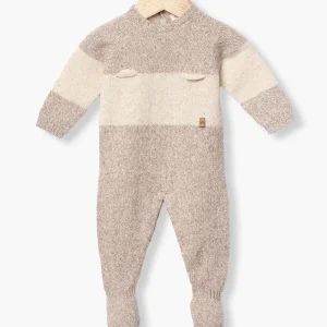 Babygrow Tricotado em Lã Merino para Bebé Wedoble - Bege