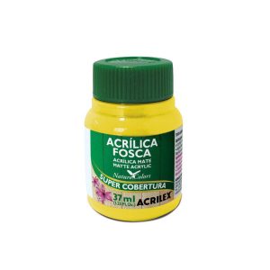 Tinta Acrílica Fosca Amarelo Ouro 505 37ml Acrilex