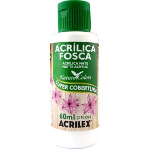 Tinta Acrílica Fosca 60ml Branco 519 Nature Colors Acrilex