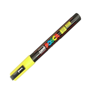 Caneta Posca 1.3mm PC-3M Amarela UniPosca