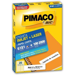Etiqueta Adesiva InkJet Laser 6181 Pimaco