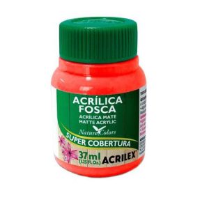 Tinta Acrílica Fosca Vermelho Fogo 507 37ml Acrilex