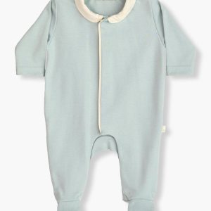 Babygrow em Algodão para Bebé Asas Anjo - Verde Água