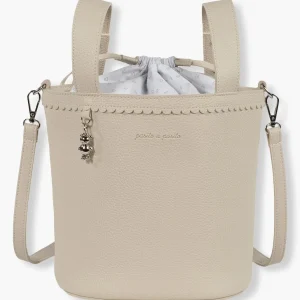 Pasito a Pasito Bolsa Bucket Icon Cream - Bege