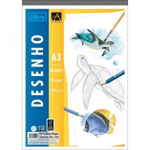 Bloco Desenho A3 150g C/20 Folhas Tilibra