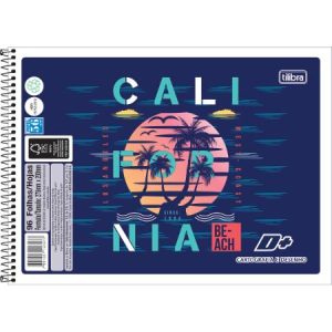 Caderno Cartografia e Desenho 96 Folhas D+Tilibra