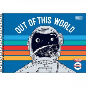 Caderno Cartografia e Desenho Masculino Pepper Tilibra