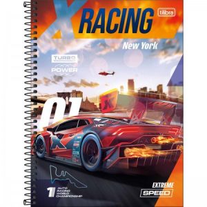 Caderno Universitário 1 Matéria X-Racing Tilibra