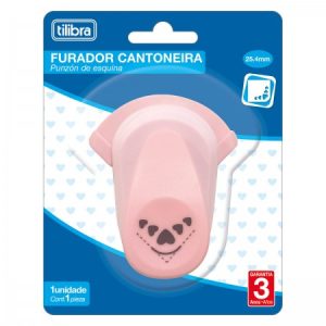 Furador Cantoneira 25mm Coração Tilibra