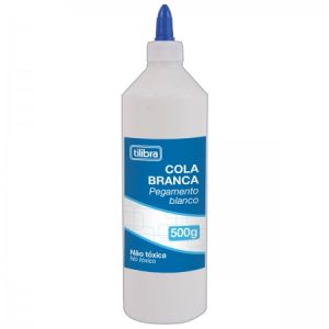 Cola Escolar 500g Branca Lavável Tilibra