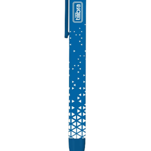 Borracha Retrátil Basic Azul Tilibra