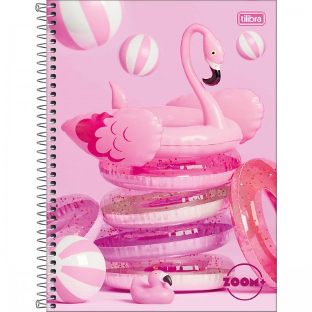 Caderno Universitário 1 Matéria 96 folhas Feminino Zoom Tilibra - Image 3