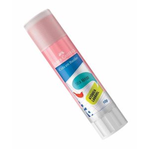 Cola em Bastão 10g Rosa Faber-Castell
