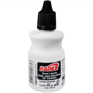 Tinta p/ Carimbo Preta Radex