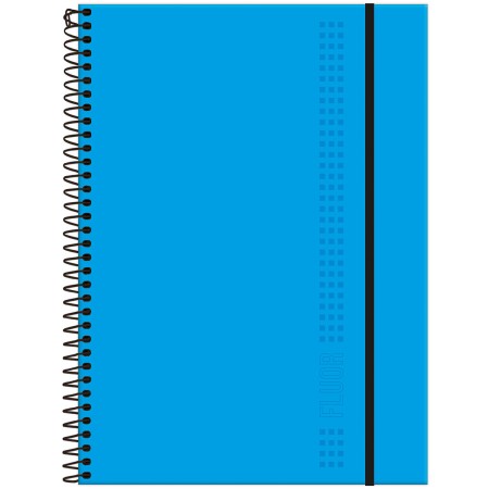 Caderno Universitário 1 Matéria 80 Folhas Fluor Mix Foroni