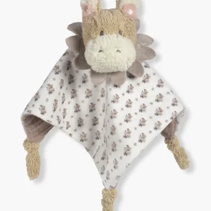 Peluche Doudou Burro para Bebé Walking Mum Botton Flowers