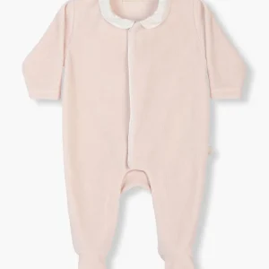 Babygrow em Veludo para Bebé Menina Asas Anjo - Nude