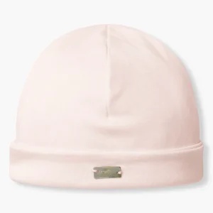 Gorro Duplo em Algodão para Bebé Menina - Rosa