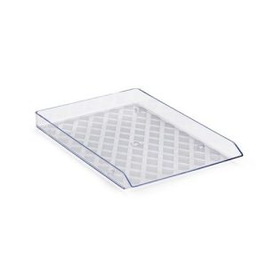 Papeleira Acrílica 1 Divisória Cristal Classic Waleu