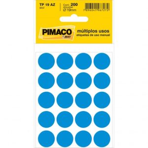 Etiqueta TP 19 C/200 Azul Pimaco