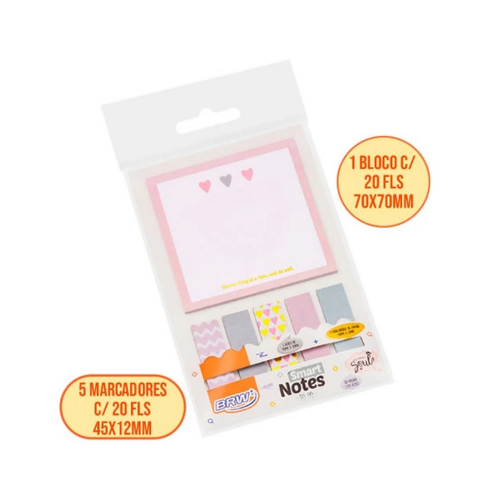 Bloco Adesiva Smart Notes Love Brw - Image 2