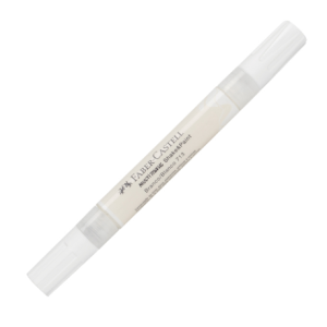 Marcador Duas Pontas Branca Multimark Faber Castell