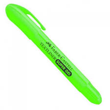 Marca Texto Gel Verde TextLiner Faber Castell