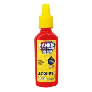 Tinta Nankin 20ml Vermelho Acrilex